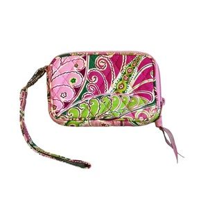 Vera Bradley Pinwheel Pink Wristlet